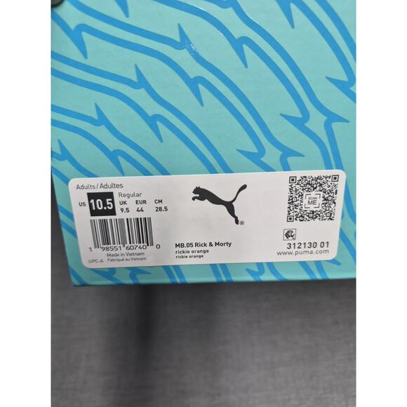 PUMA x Rick and Morty MB.05 LaMelo Ball Basketball Shoes Size 9.5 Mismatched Sne main image 7